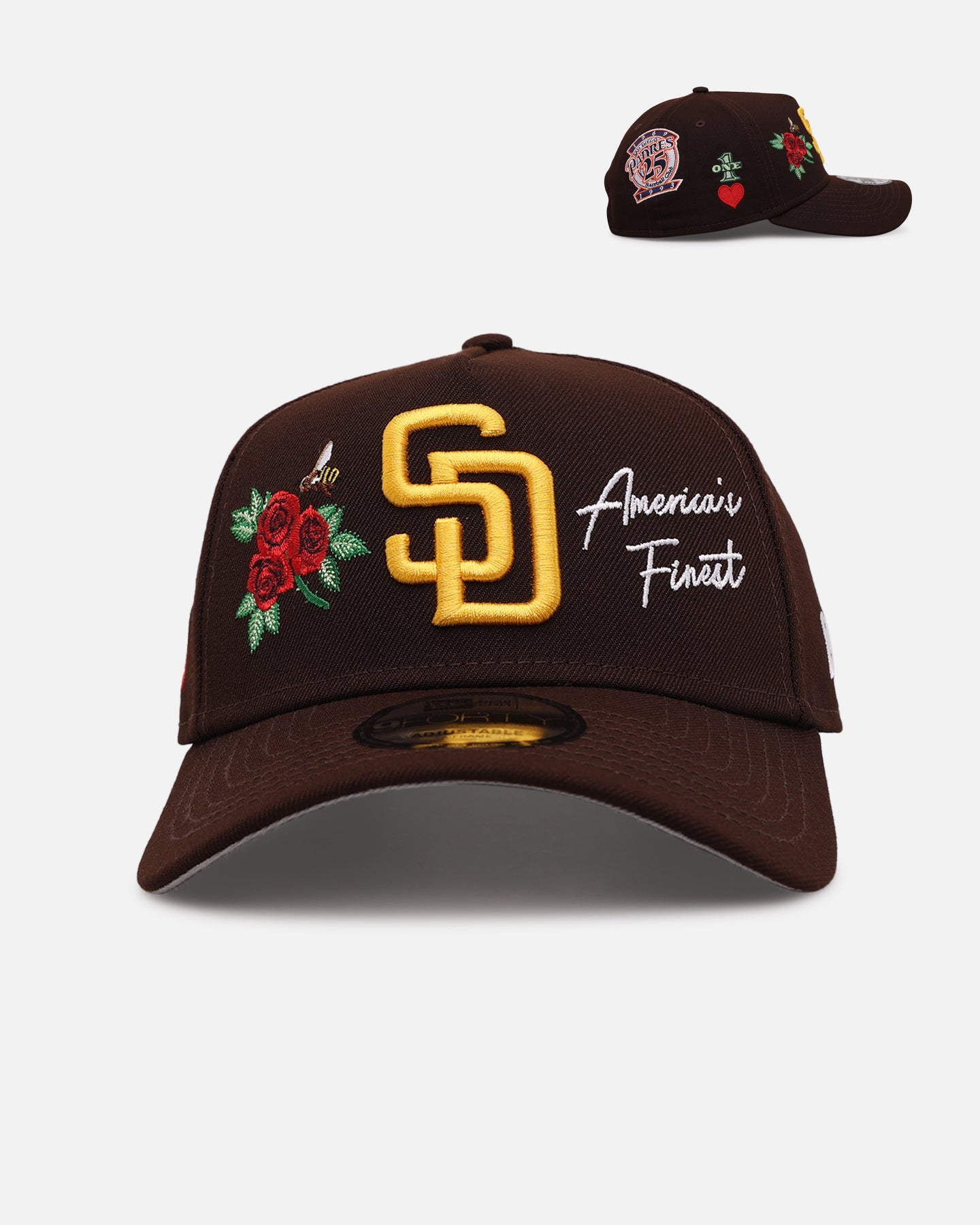 New Era San Diego Padres 'One Love' 9FORTY A-Frame Snapback Official Team Color