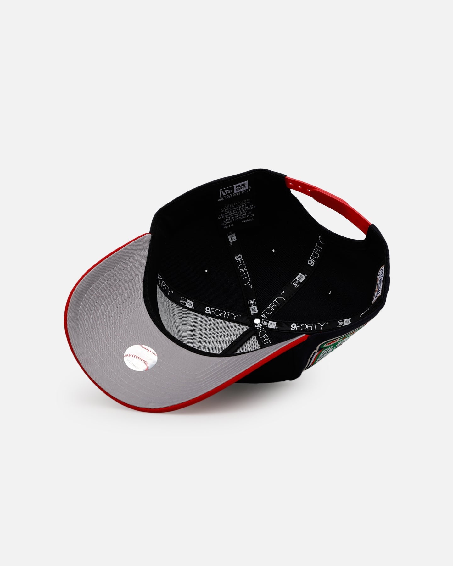 New Era Boston Red Sox 'Rose Emblem' 9FORTY A-Frame Snapback Official Team Color