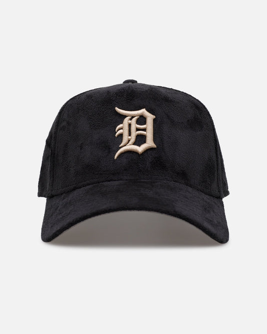 New Era Detroit Tigers 'Suede' 9FORTY A-Frame Strapback Black/Tan