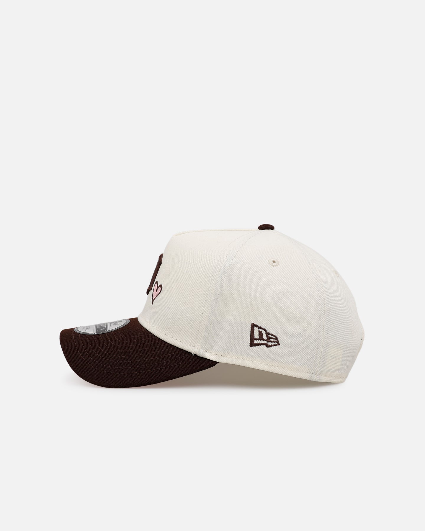 New Era Detroit Tigers 'Pink Satin Hearts Walnut' 9FORTY A-Frame Snapback Chrome/Walnut