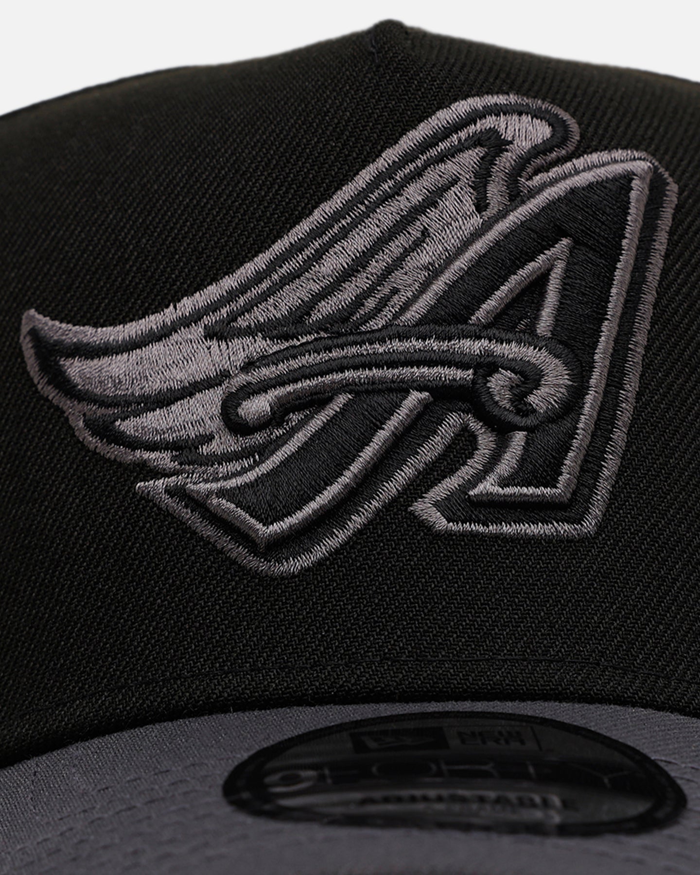New Era Los Angeles Angels 'Stealth Roses' 9FORTY A-Frame Snapback Black