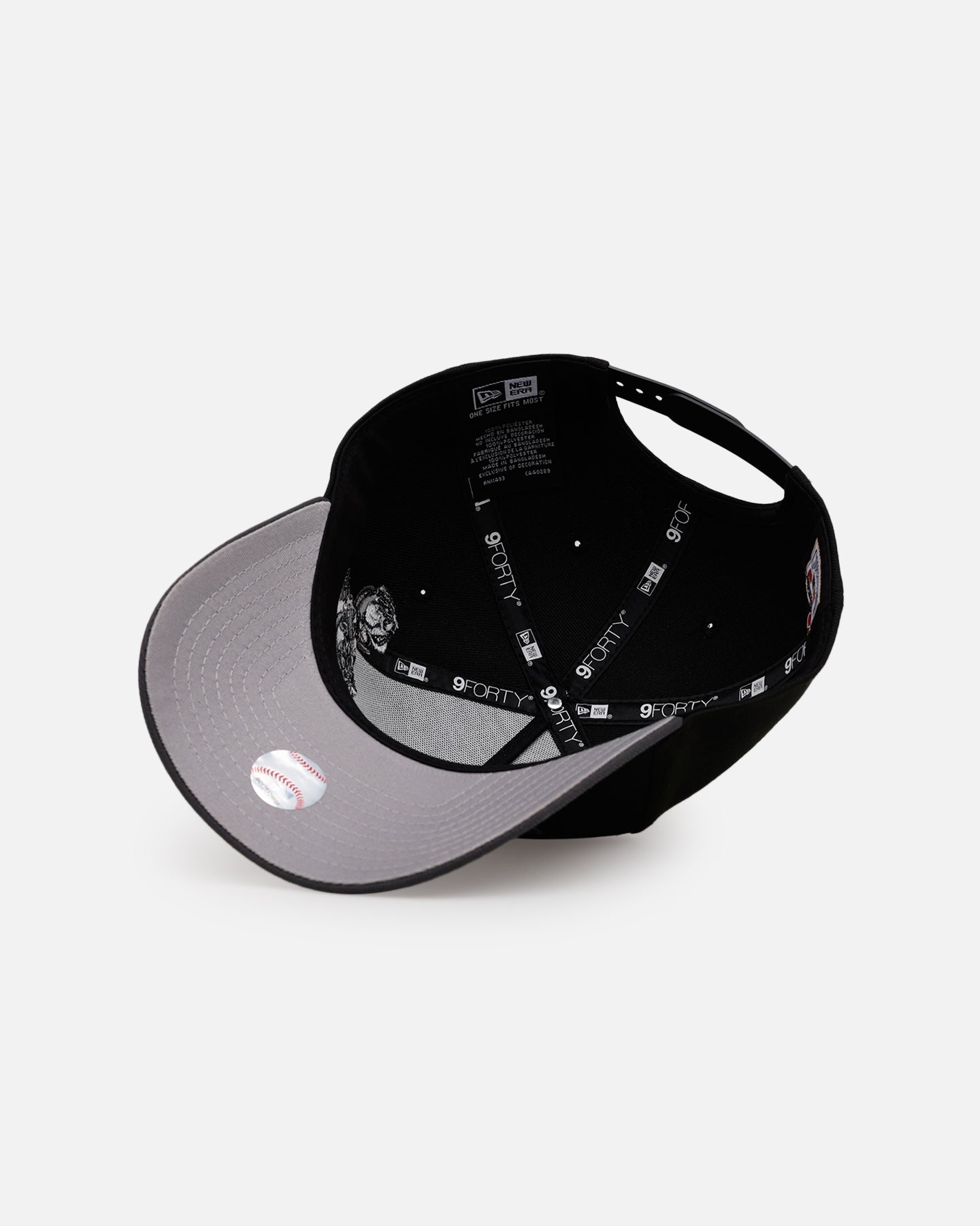 New Era Los Angeles Angels 'Stealth Roses' 9FORTY A-Frame Snapback Black