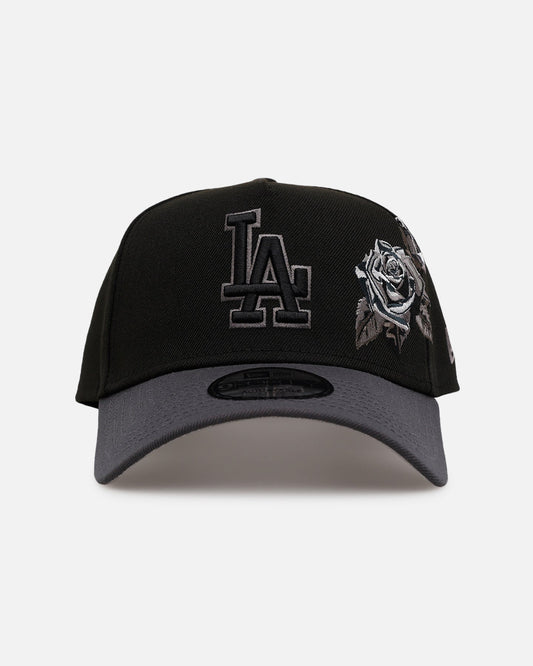 New Era Los Angeles Dodgers 'Stealth Roses' 9FORTY A-Frame Snapback Black