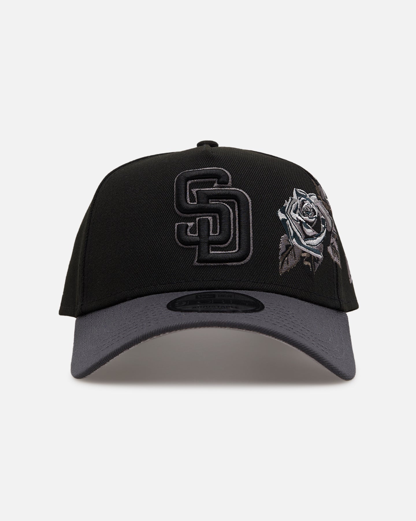 New Era San Diego Padres 'Stealth Roses' 9FORTY A-Frame Snapback Black