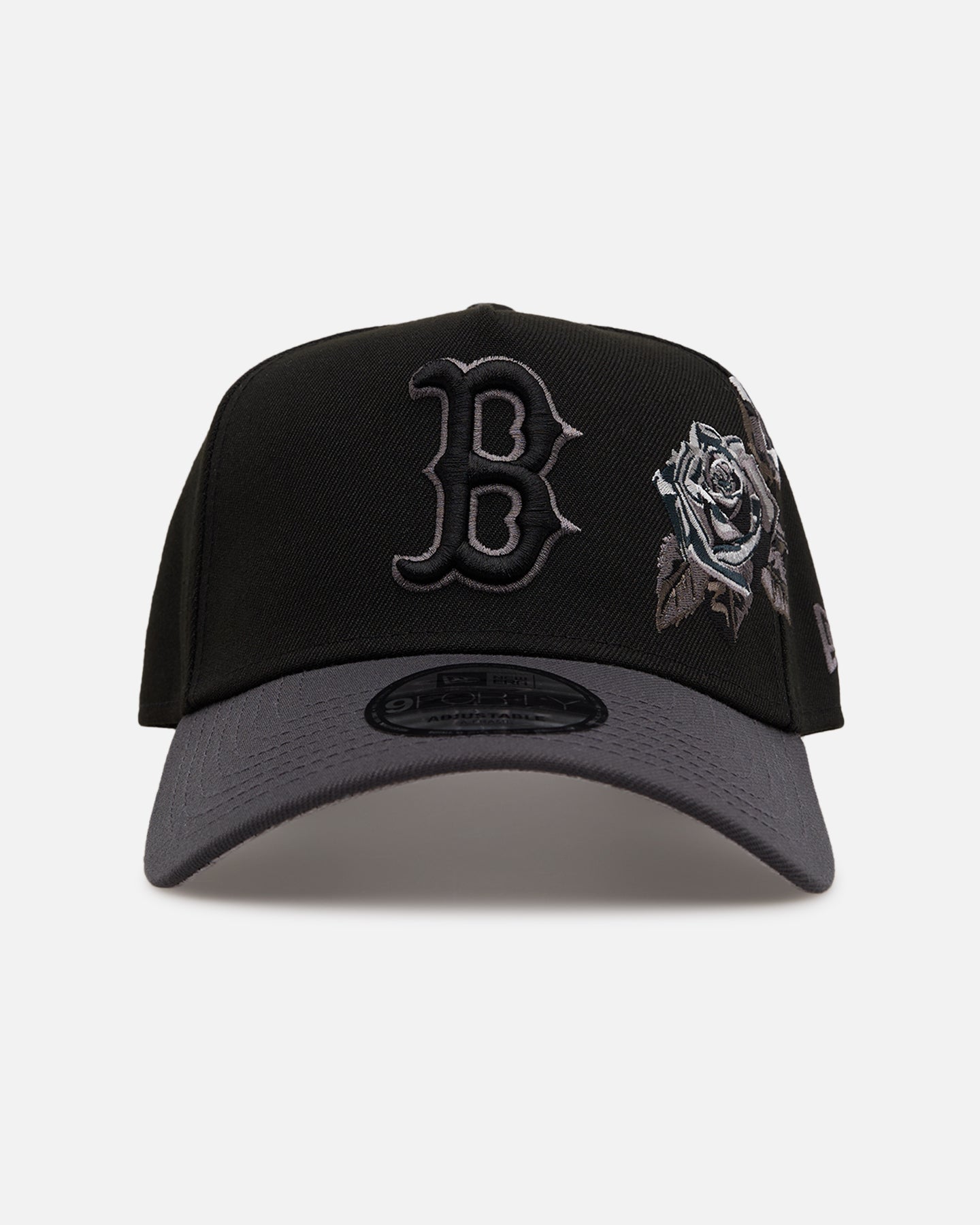 New Era Boston Red Sox 'Stealth Roses' 9FORTY A-Frame Snapback Black