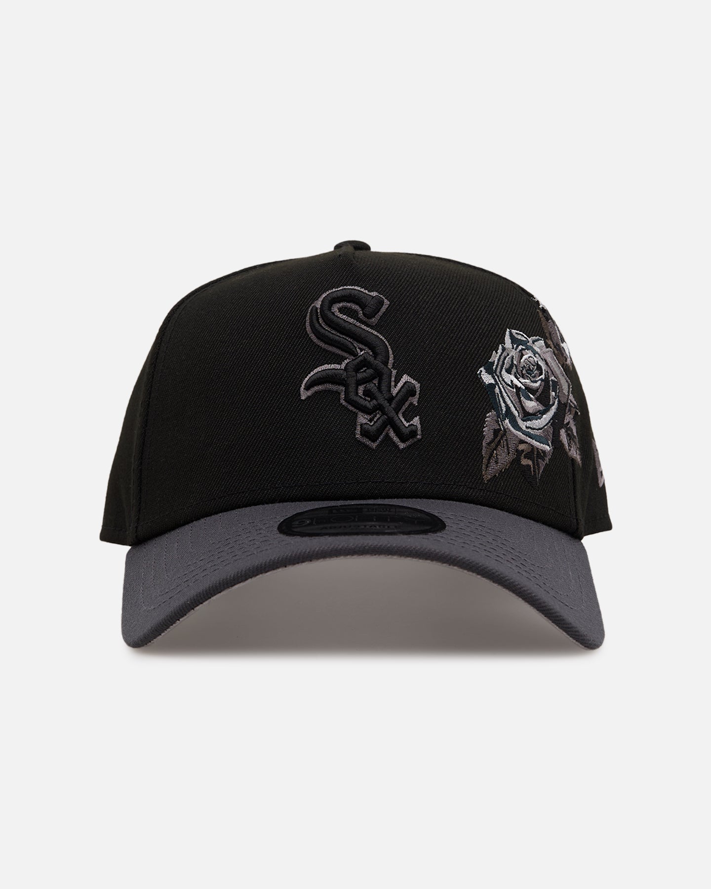 New Era Chicago White Sox 'Stealth Roses' 9FORTY A-Frame Snapback Black