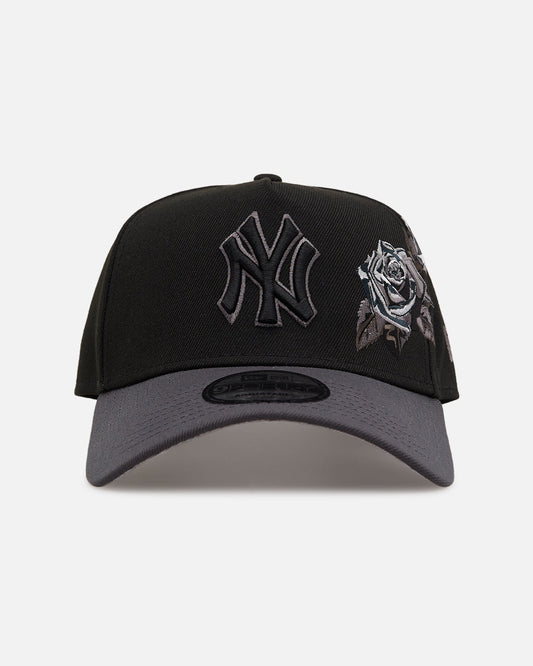 New Era New York Yankees 'Stealth Roses' 9FORTY A-Frame Snapback Black