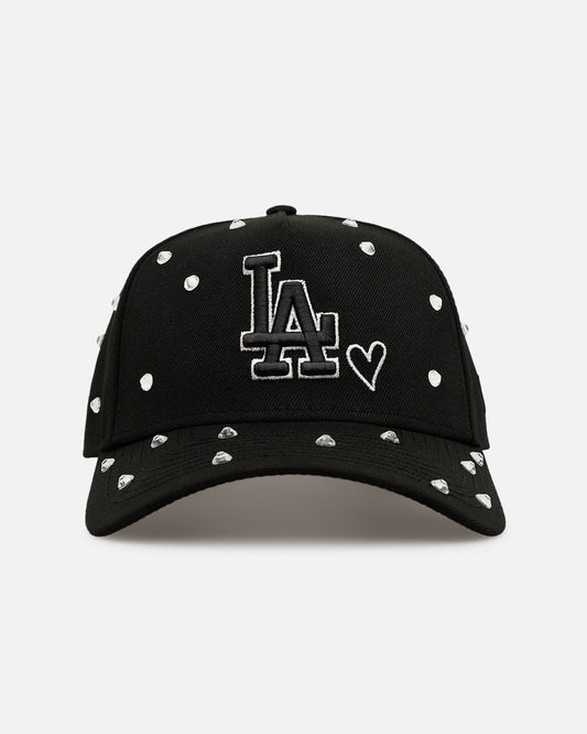 New Era Los Angeles Dodgers 'Black Satin Hearts' 9FORTY A-Frame Snapback Black