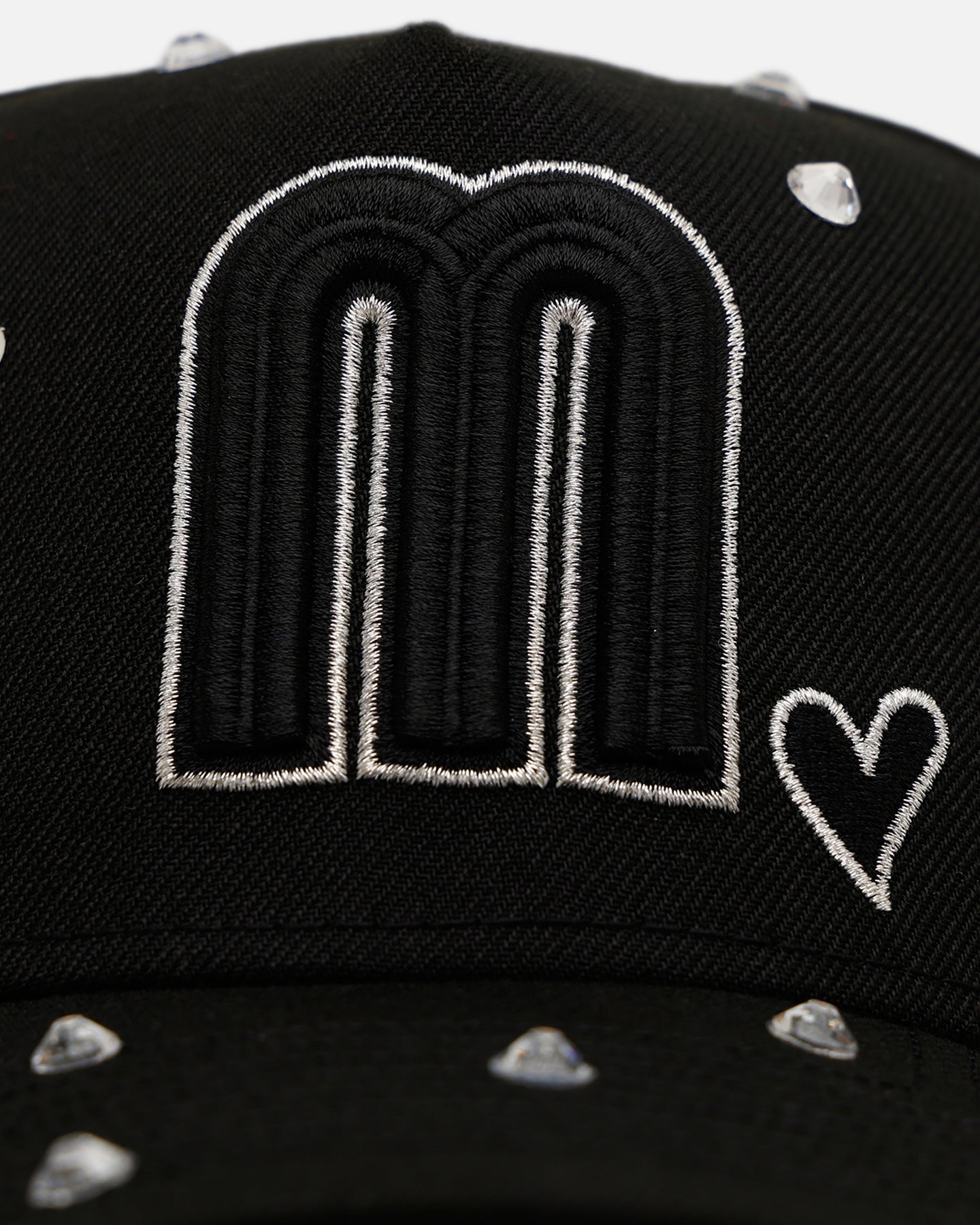 New Era Mexico National Baseball Team 'Black Satin Hearts' 9FORTY A-Frame Snapback Black