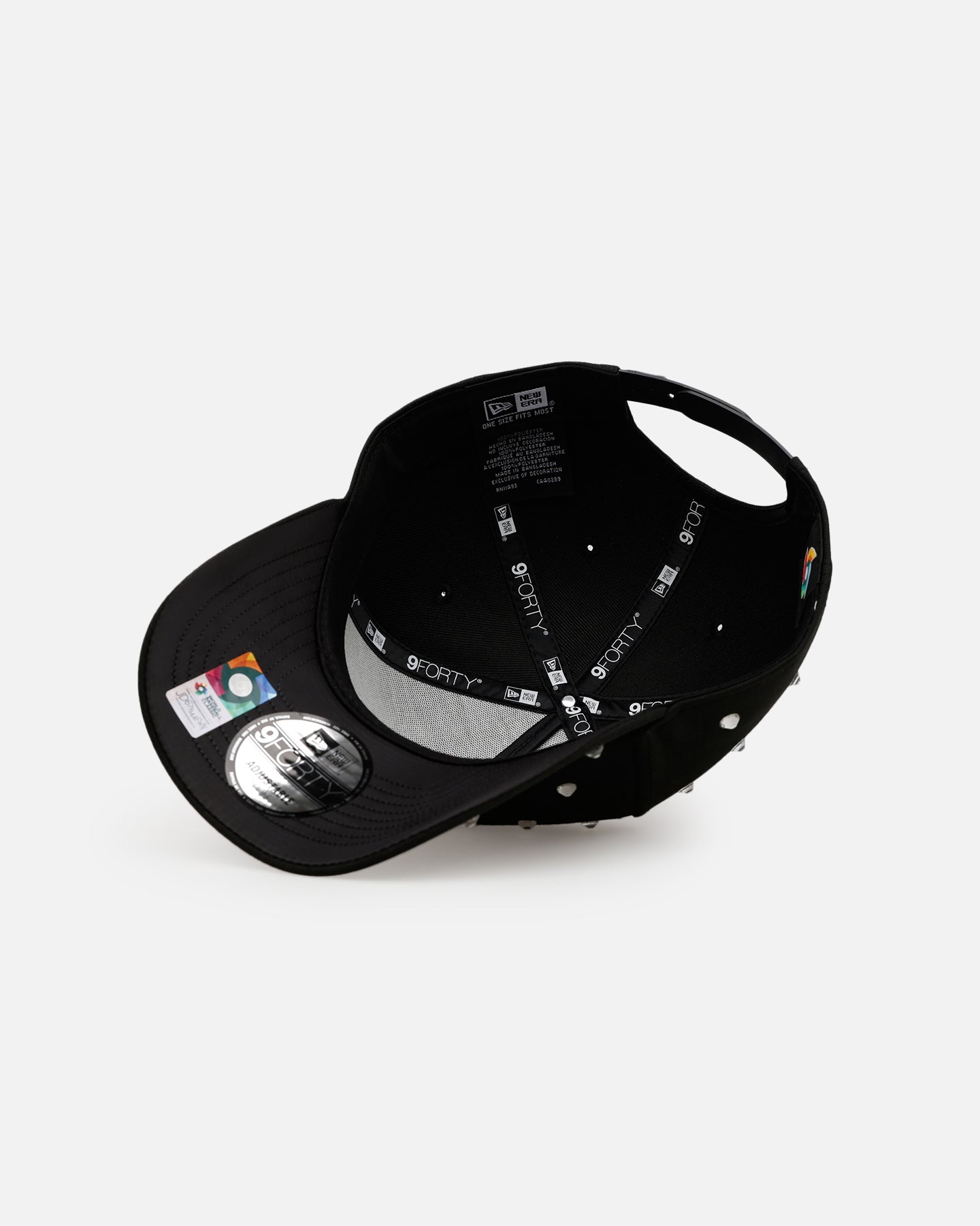 New Era Mexico National Baseball Team 'Black Satin Hearts' 9FORTY A-Frame Snapback Black