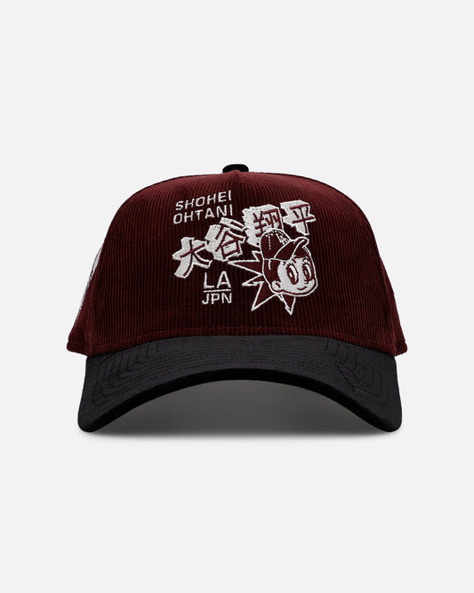 New Era Los Angeles Dodgers 'Certified Lover 2.0' Ohtani 9FORTY A-Frame Snapback Maroon