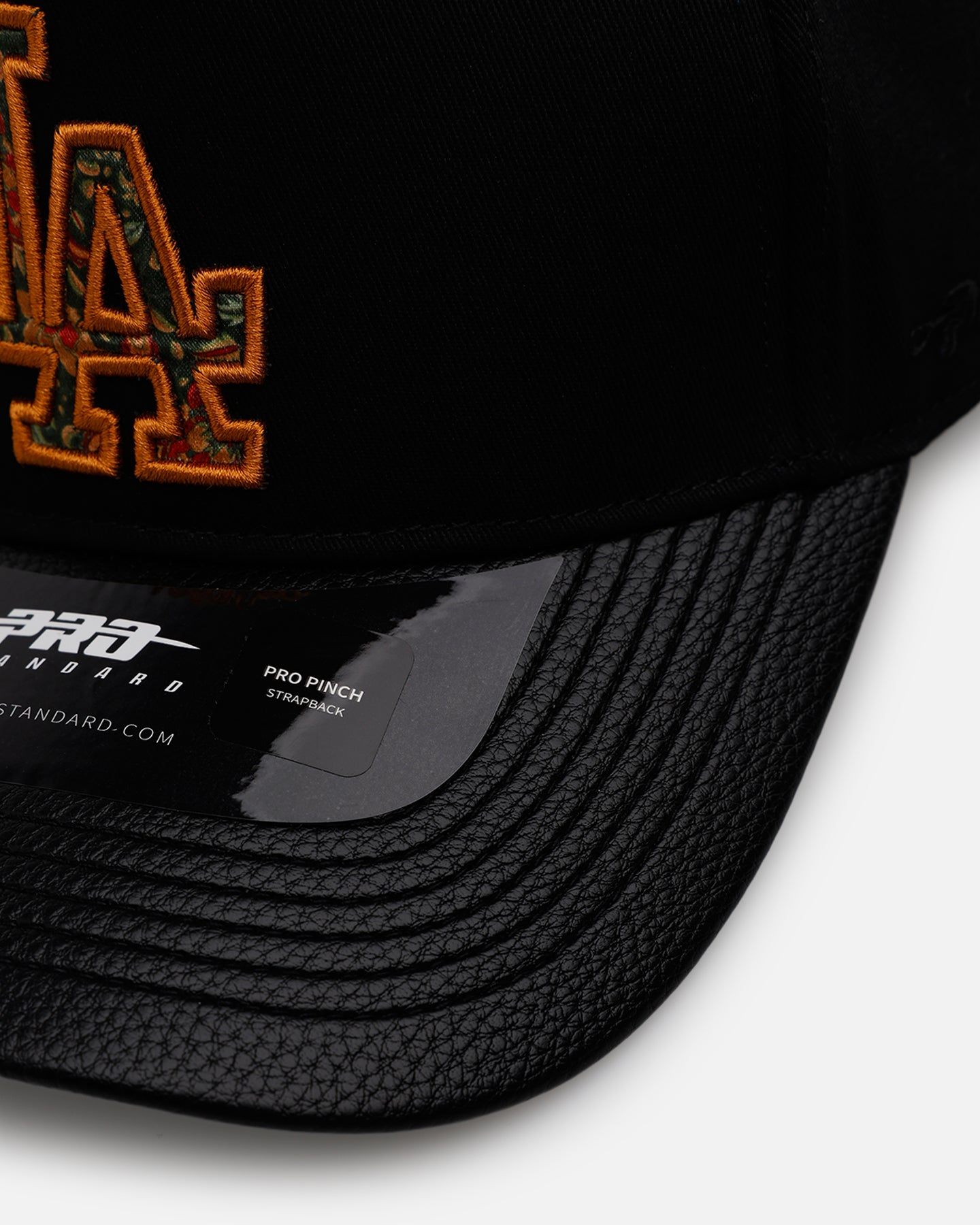 Pro Standard Los Angeles Dodgers 'Floral Fill' Pro Pinch Strapback Black