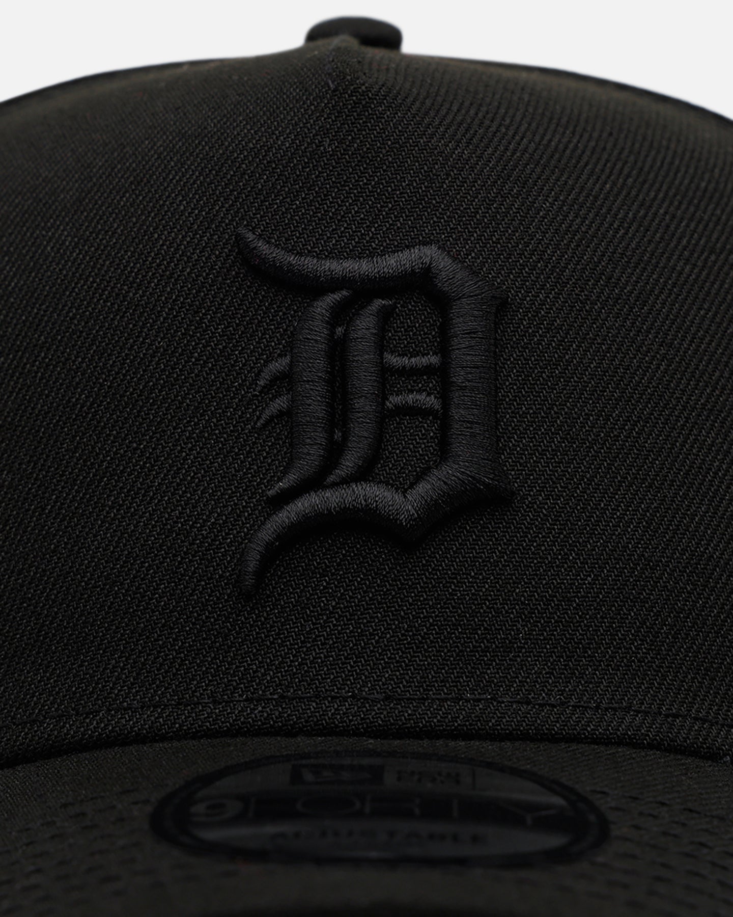 New Era Detroit Tigers 'Easy Black' 9FORTY A-Frame Snapback Black/Black