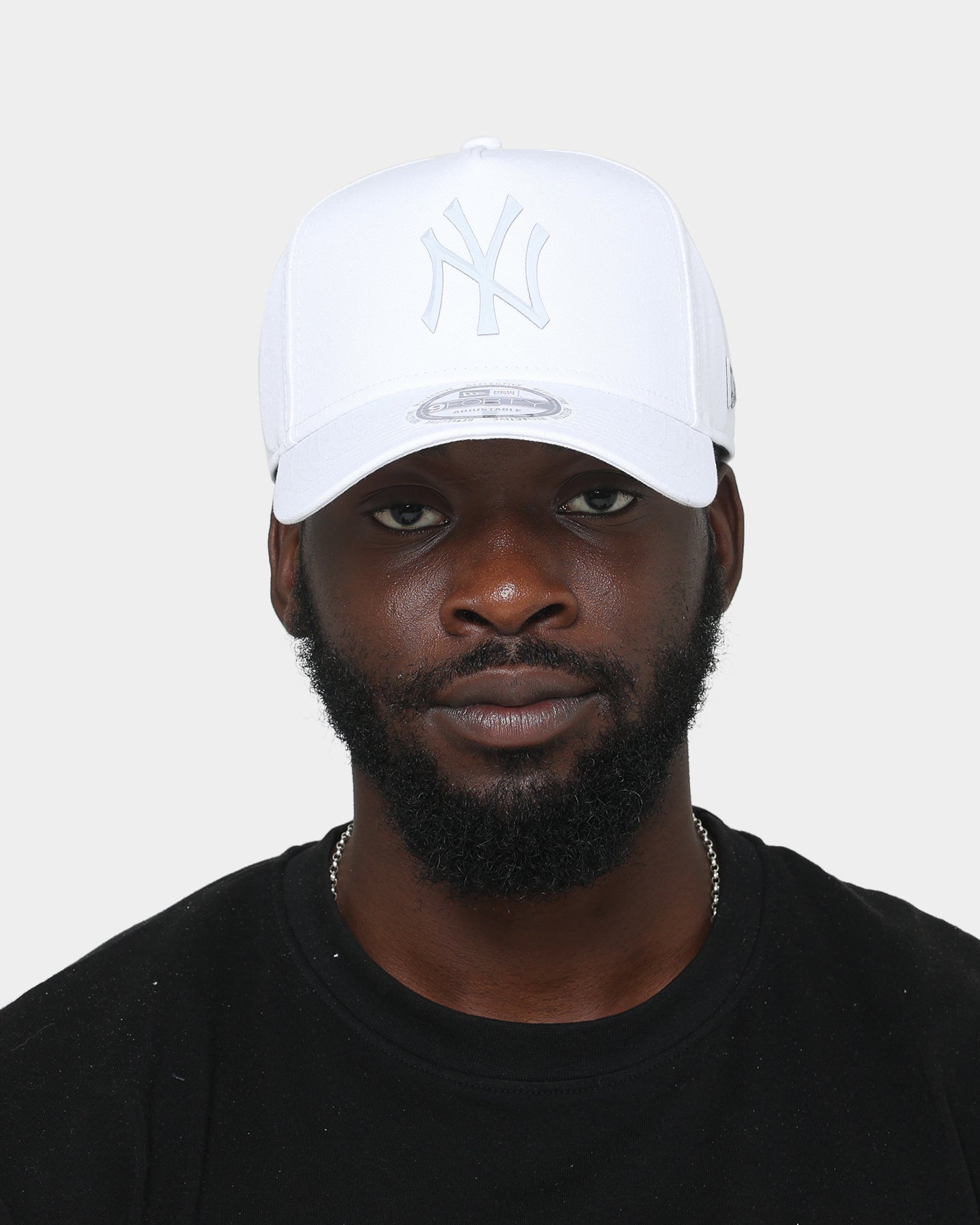 New Era New York Yankees 'Reflective Logo' 9FORTY A-Frame Snapback White/3M