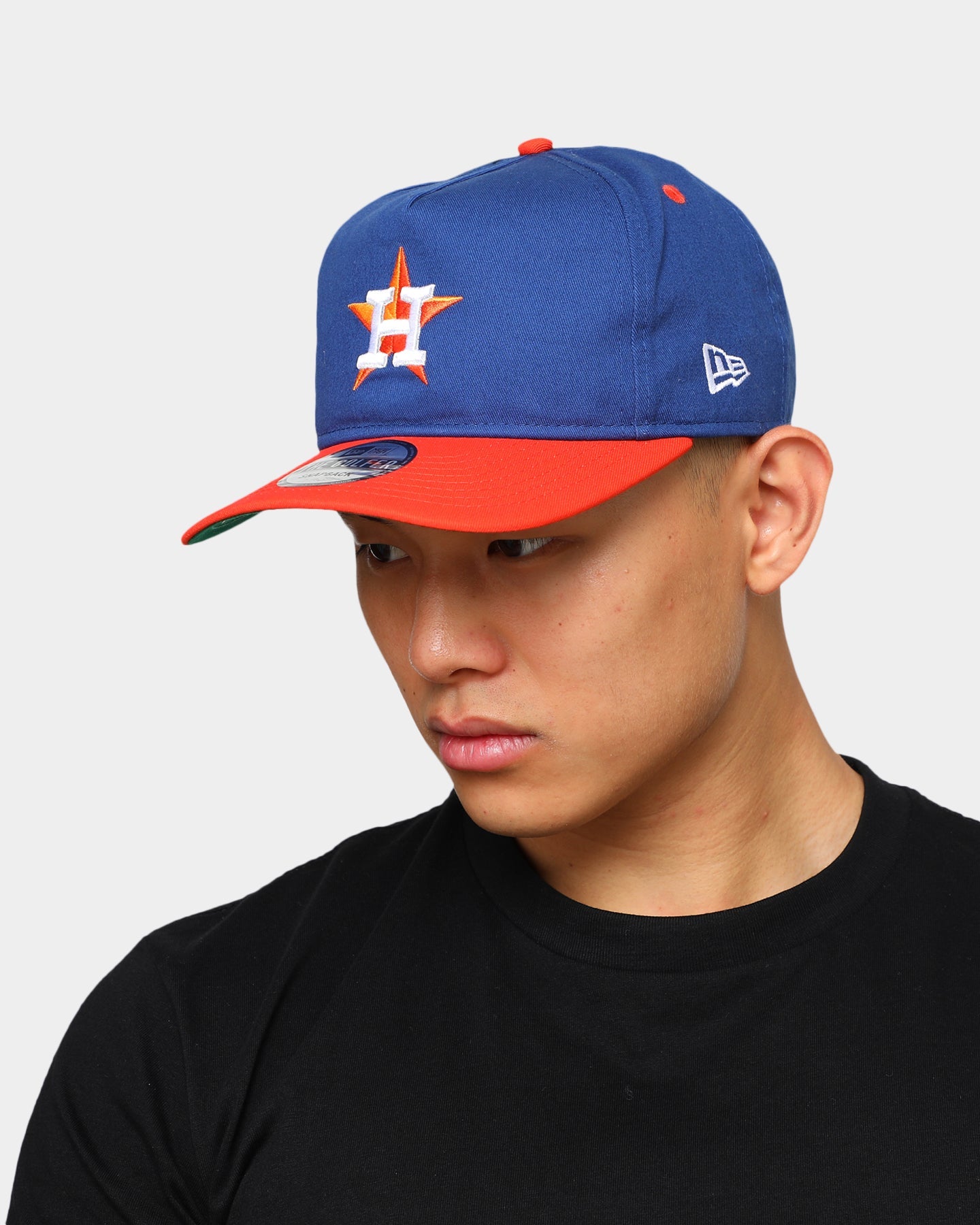 New Era Houston Astros Old Golfer Snapback Navy/Orange