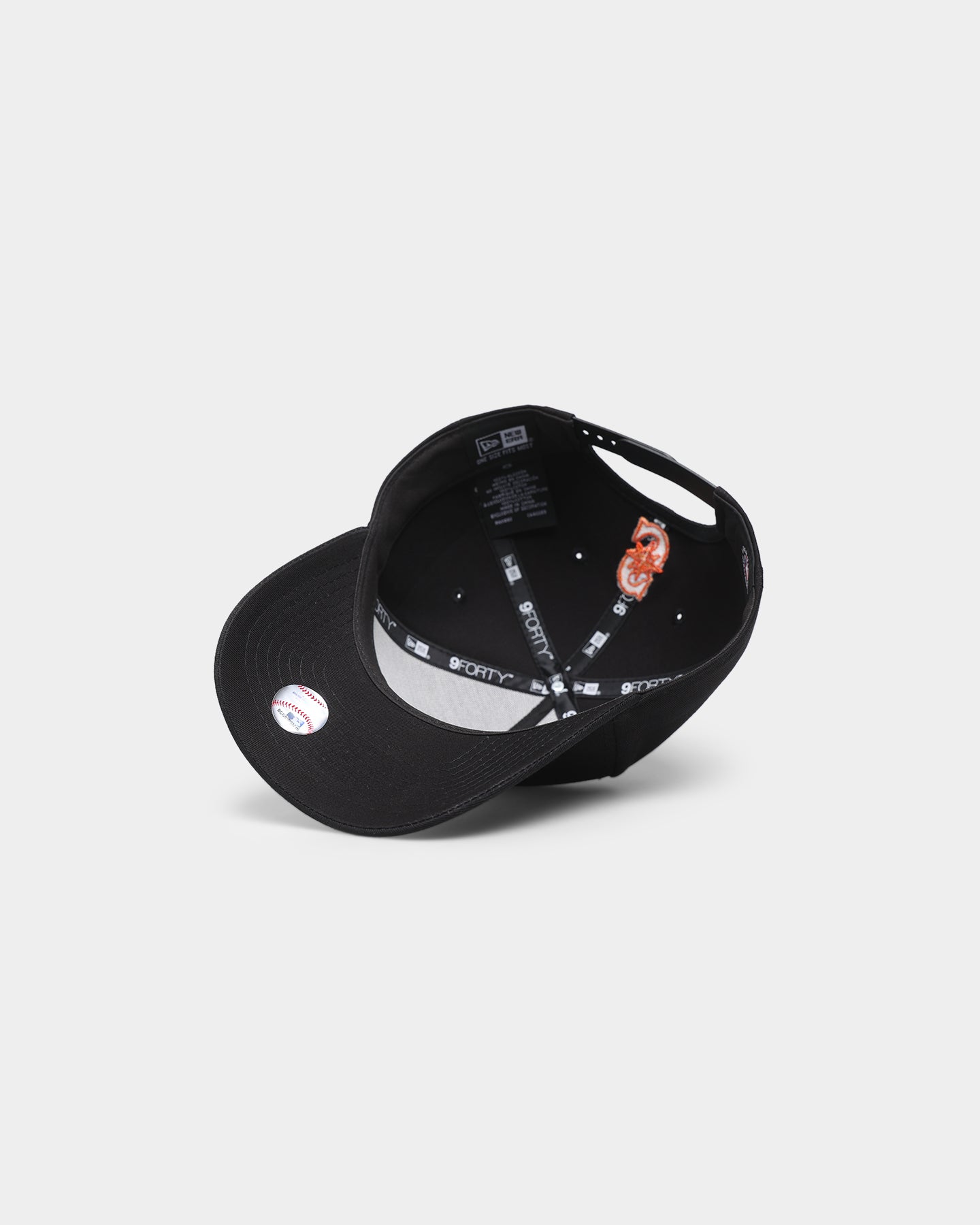 New Era Seattle Mariners 'Flamin' Hot' 9FORTY A-Frame Snapback Black/Flame