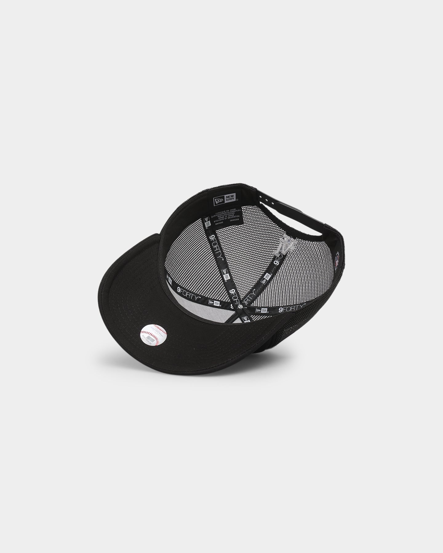 New Era Los Angeles Dodgers Rhinestone Trucker 9FORTY A-Frame Snapback Black