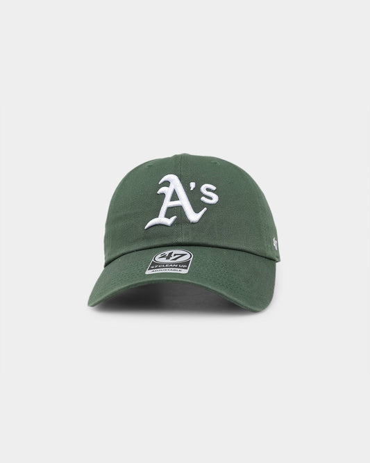 47 Brand Oakland Athletics Clean Up Strapback Dark Green