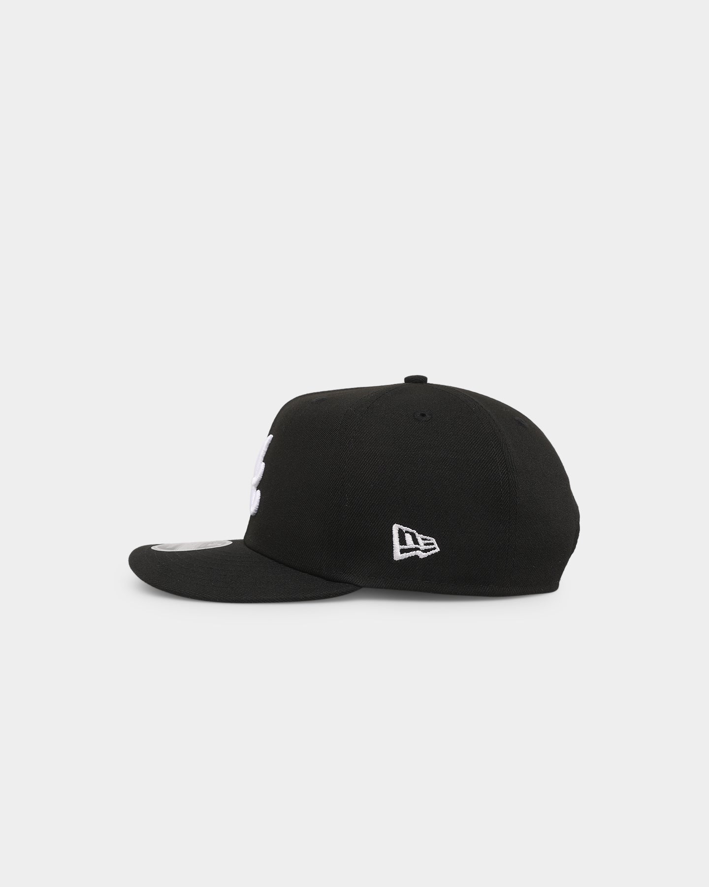 New Era Atlanta Braves 9FIFTY High Profile Retro Crown Snapback Black/White