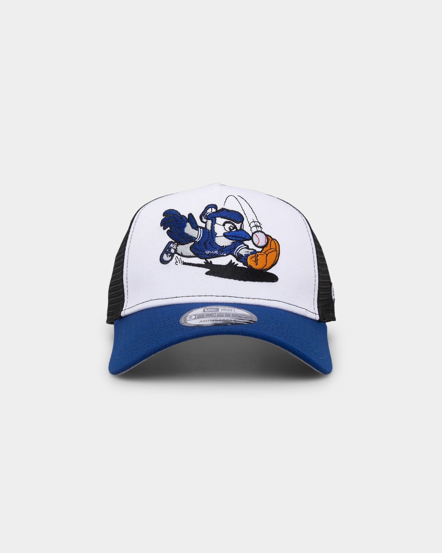 New Era Toronto Blue Jays 'Mascot Magic' Foam Front 9FORTY A-Frame Trucker Snapback White/Royal