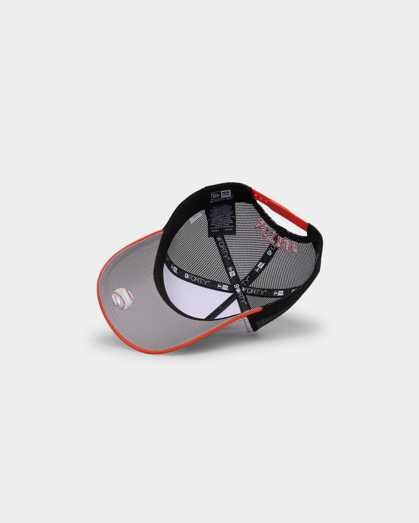 New Era Houston Astros 'Mascot Magic' Foam Front 9FORTY A-Frame Trucker Snapback White/Orange