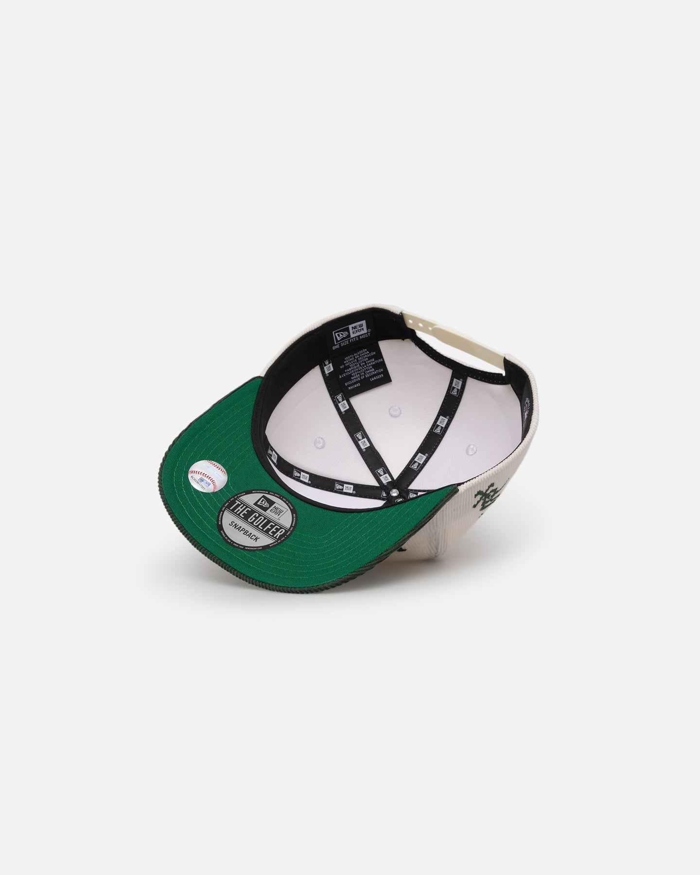 New Era Chicago White Sox 'Currency Corduroy' Golfer Pre-Curved Snapback Chrome White