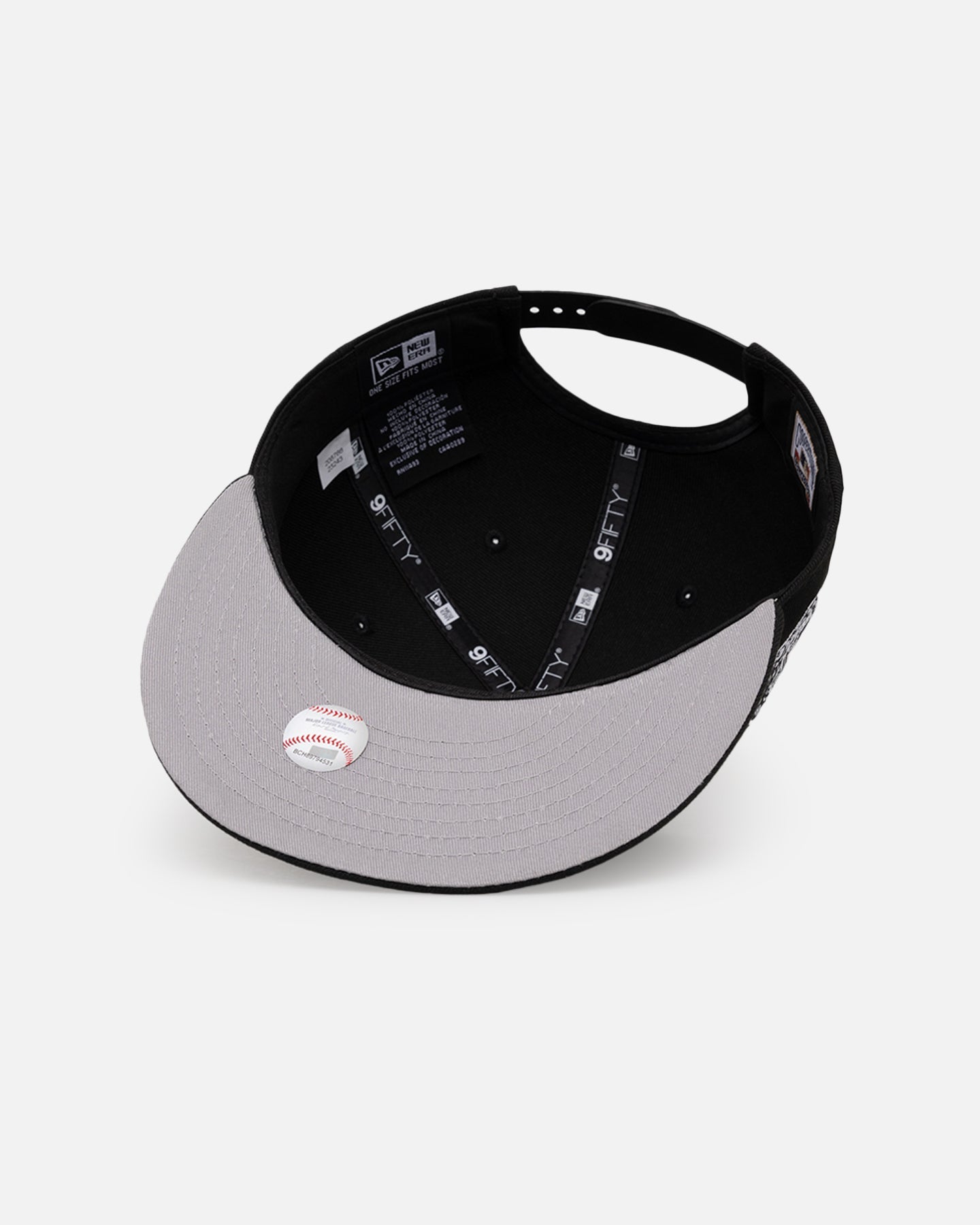 New Era Los Angeles Dodgers 'Upside Down LA Logo' 9FIFTY Snapback Black/White
