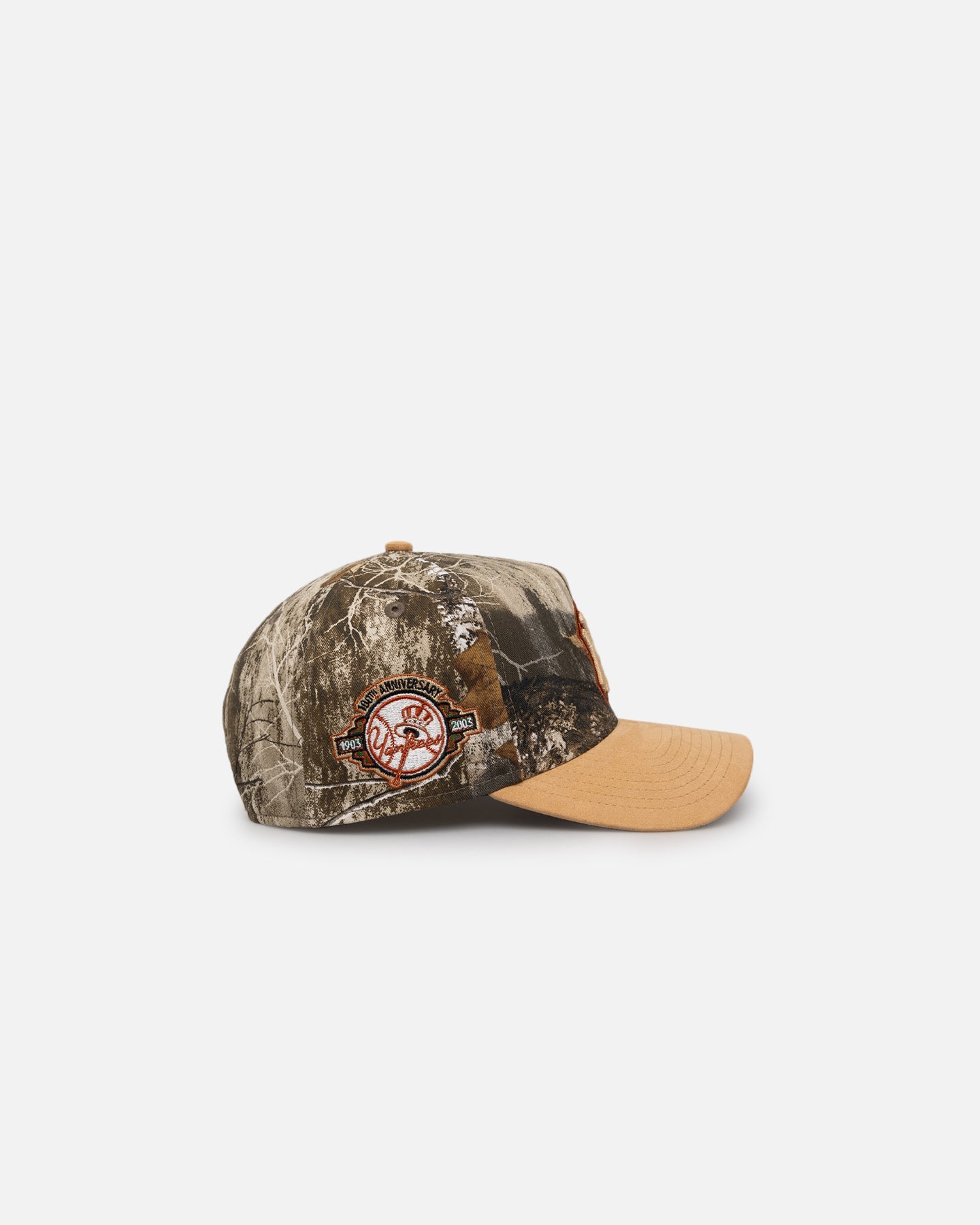 New Era New York Yankees 'Real Tree Tan Suede' 9FORTY A-Frame Snapback Real Tree