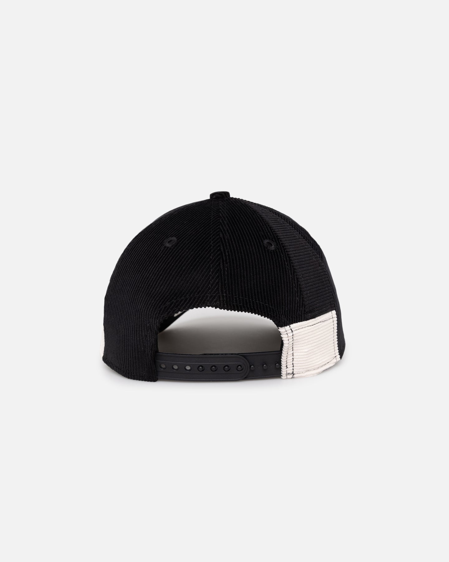 New Era Houston Astros 'Patchwork Corduroy' 9FORTY A-Frame Snapback Black/Cream