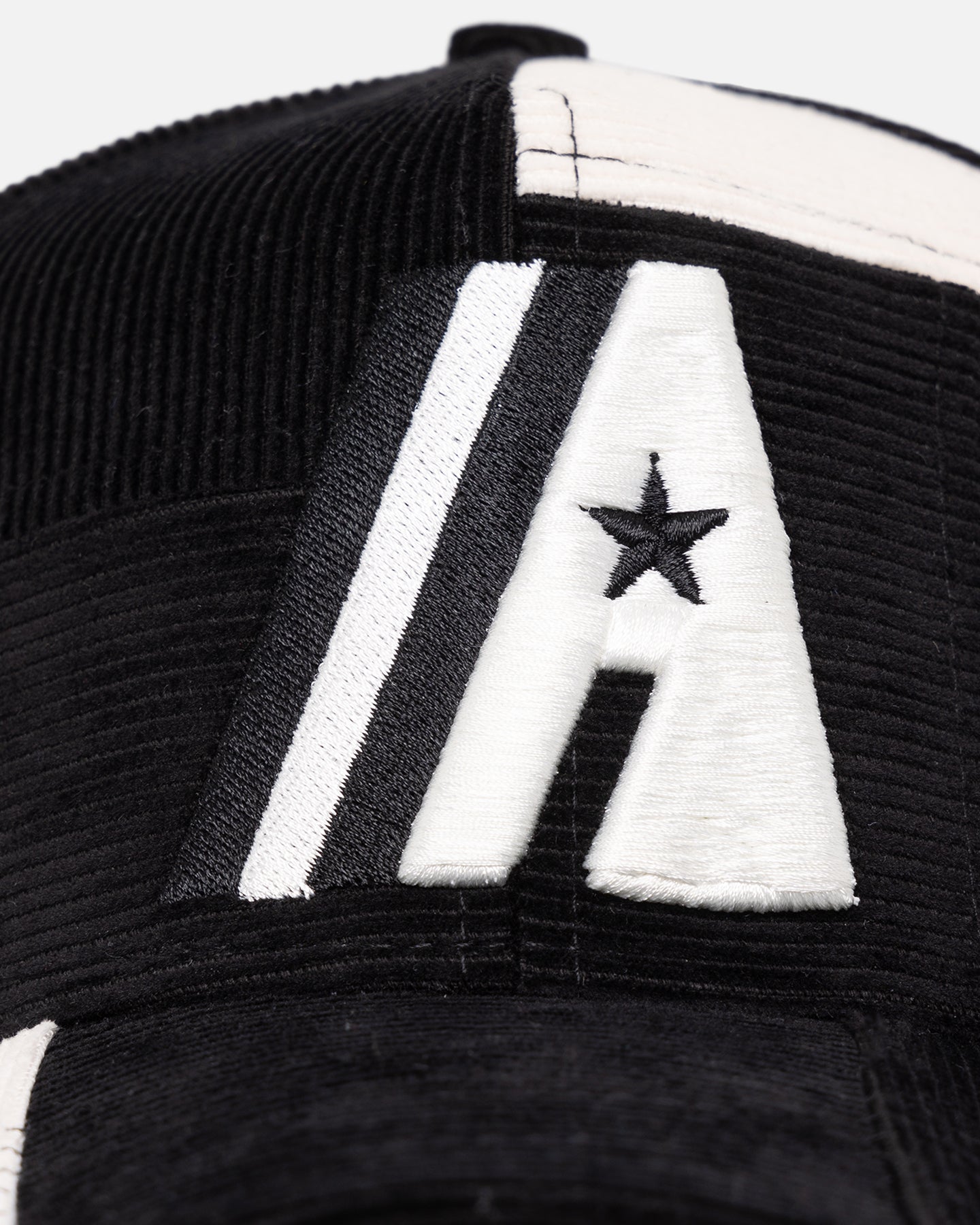 New Era Houston Astros 'Patchwork Corduroy' 9FORTY A-Frame Snapback Black/Cream