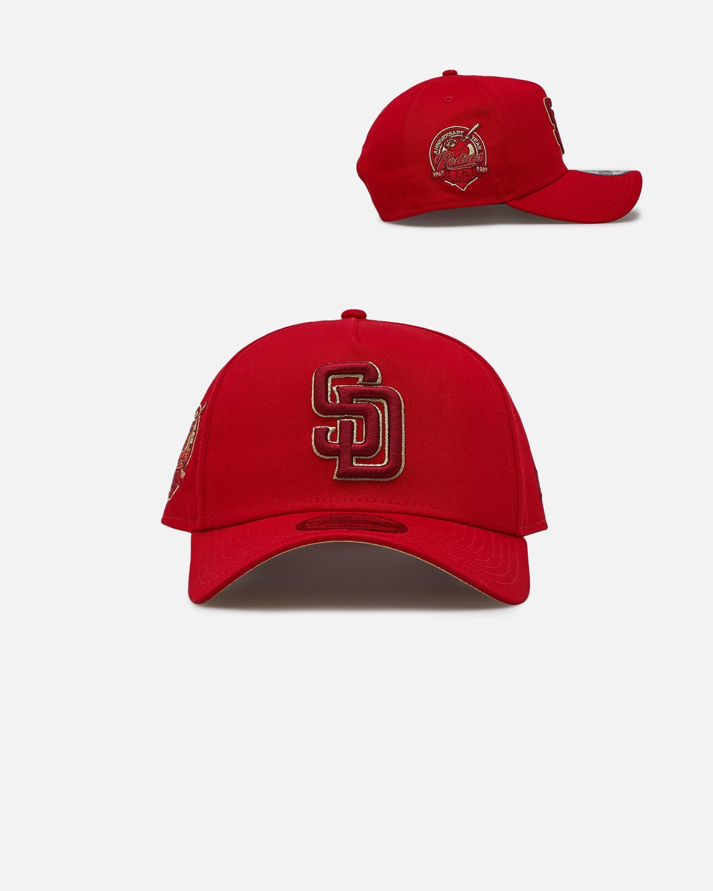 New Era San Diego Padres 'Year Of The Dragon' 9FORTY A-Frame Snapback Scarlet/Gold