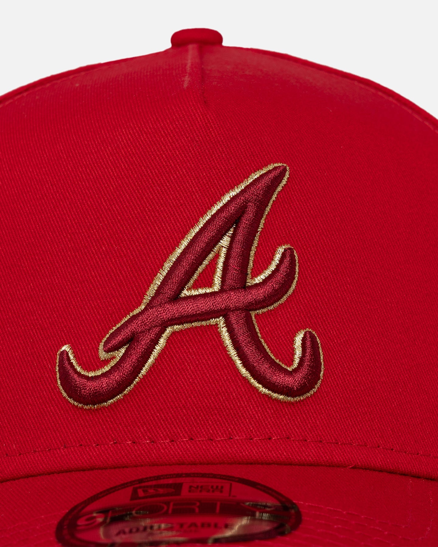 New Era Atlanta Braves 'Year Of The Dragon' 9FORTY A-Frame Snapback Scarlet/Gold