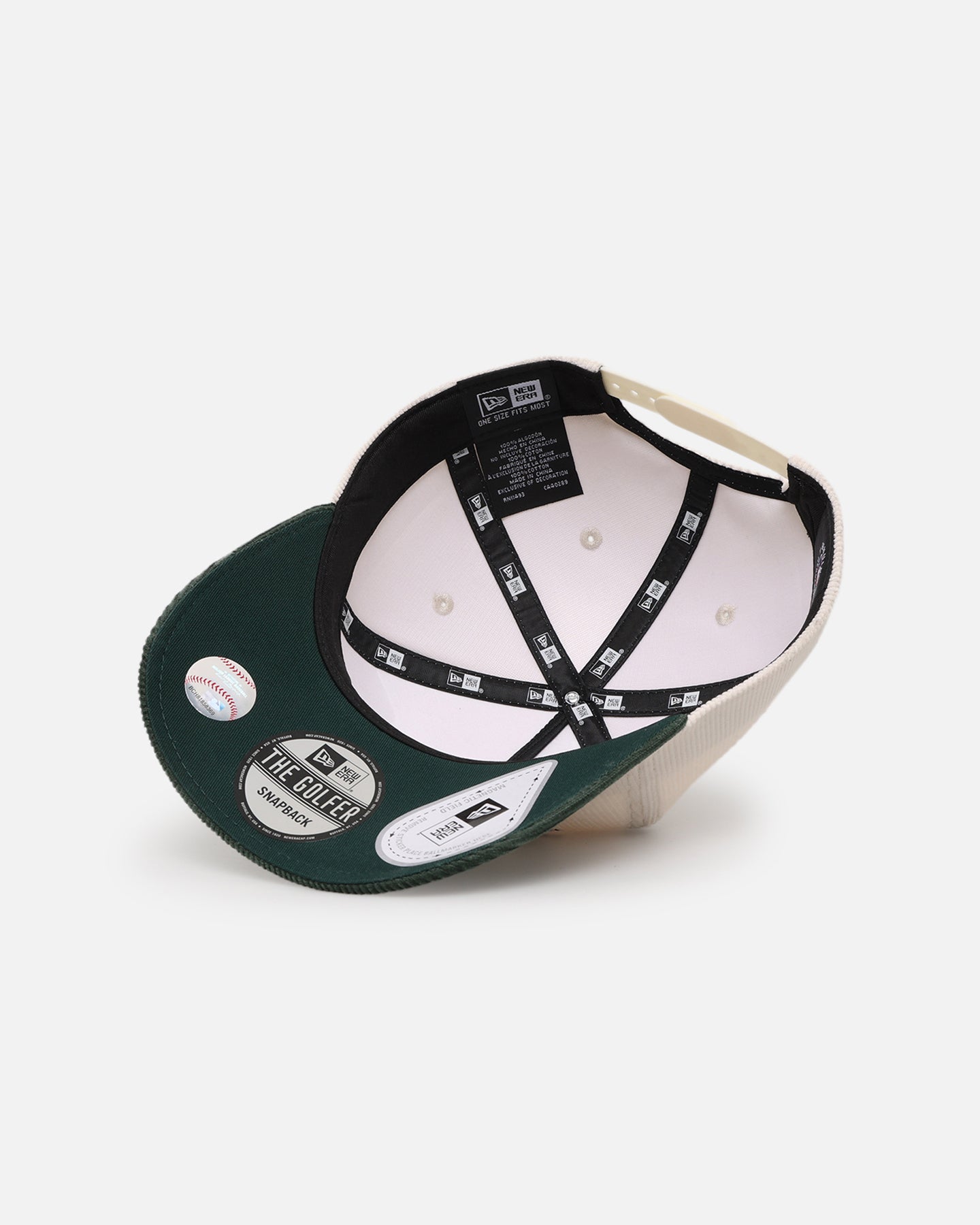 New Era Los Angeles Dodgers 'Heritage Golf' Pre-Curved Golfer Snapback Chrome White