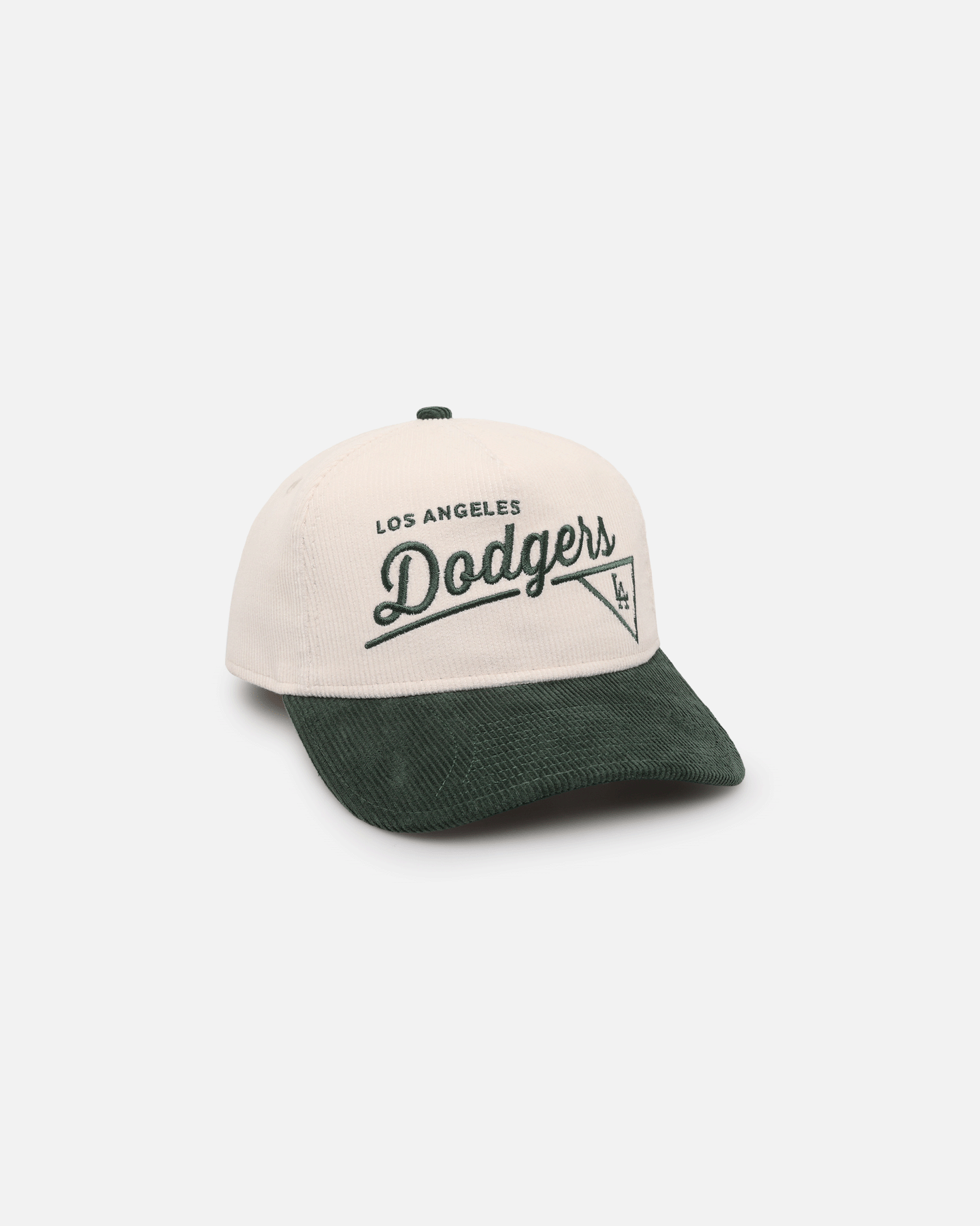 New Era Los Angeles Dodgers 'Heritage Golf' Pre-Curved Golfer Snapback Chrome White
