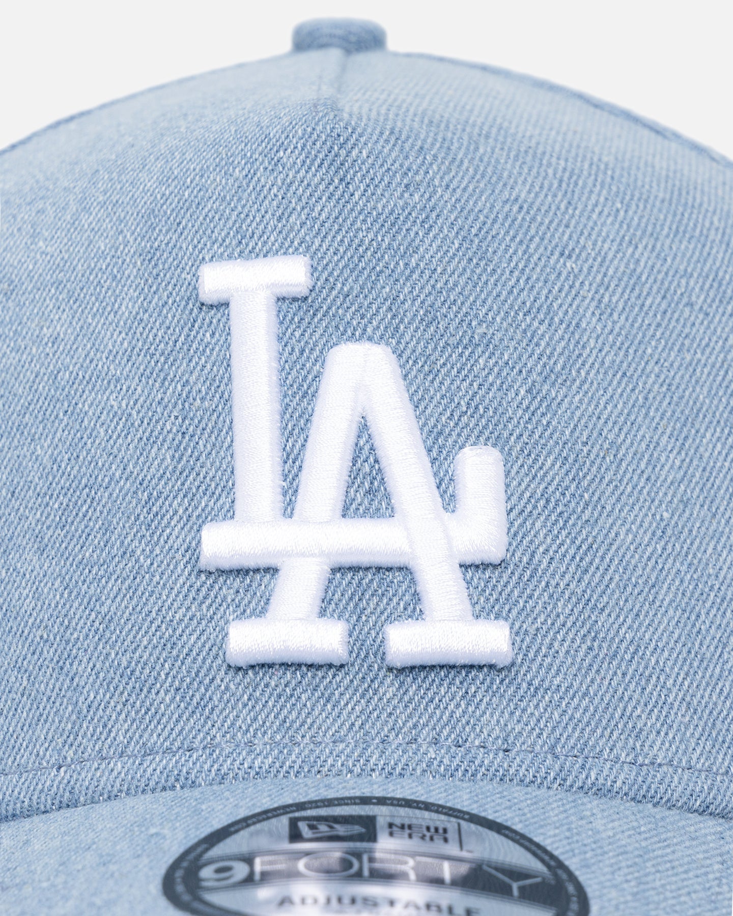 New Era Los Angeles Dodgers 'Denim' 9FORTY A-Frame Snapback Denim/Wheat/White