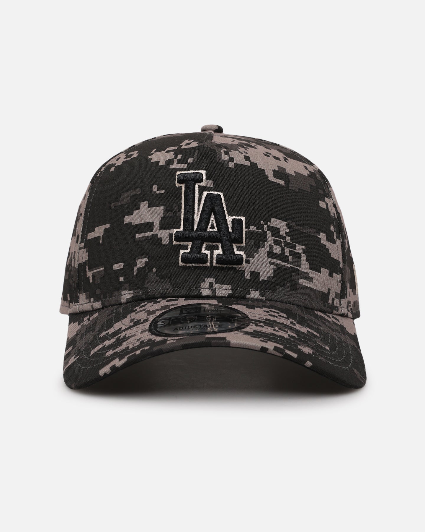 New Era Los Angeles Dodgers 'Black Digi Camo' 9FORTY A-Frame Snapback Black/Grey