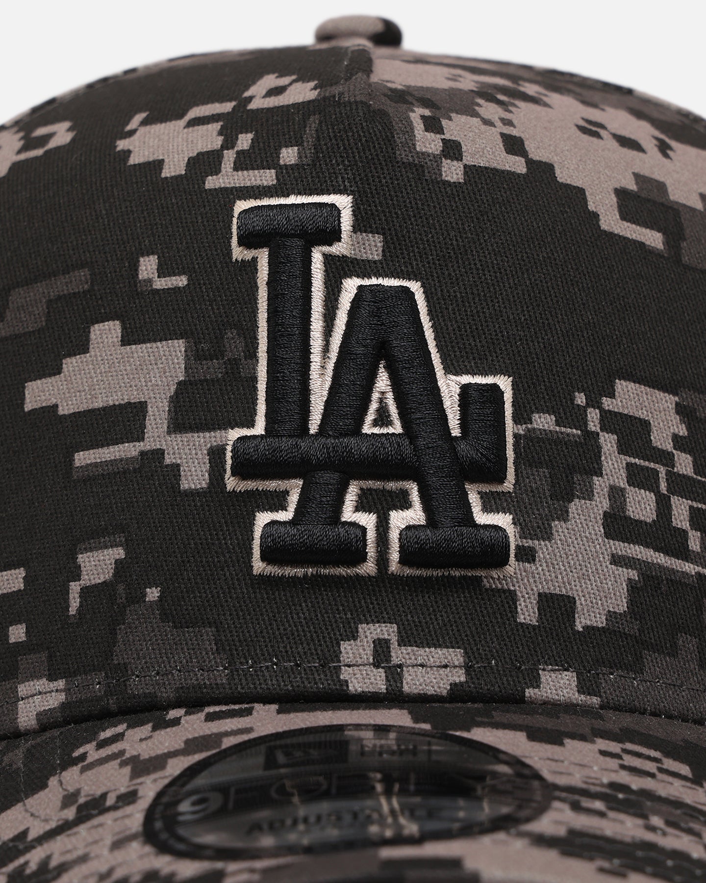 New Era Los Angeles Dodgers 'Black Digi Camo' 9FORTY A-Frame Snapback Black/Grey
