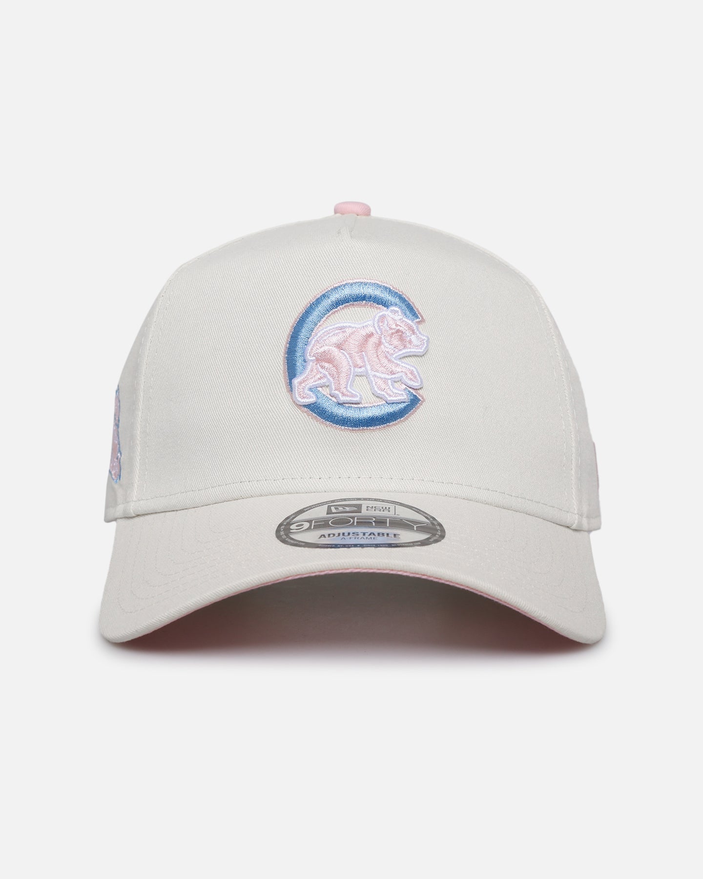 New Era Chicago Cubs 'Pastel' 9FORTY A-Frame Snapback Chrome White