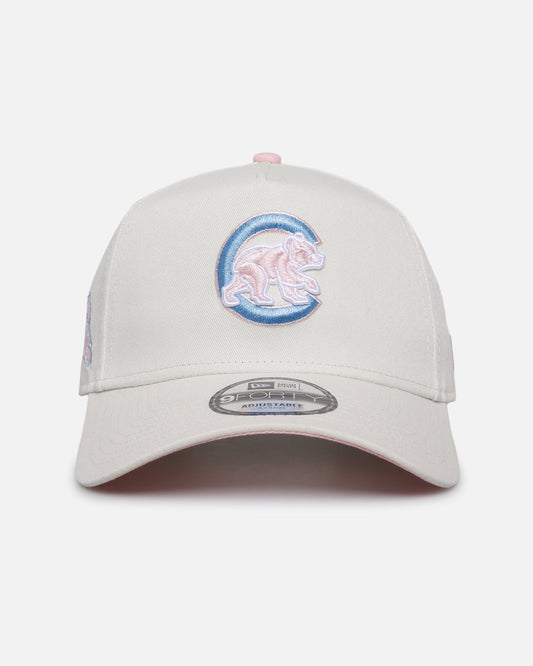 New Era Chicago Cubs 'Pastel' 9FORTY A-Frame Snapback Chrome White
