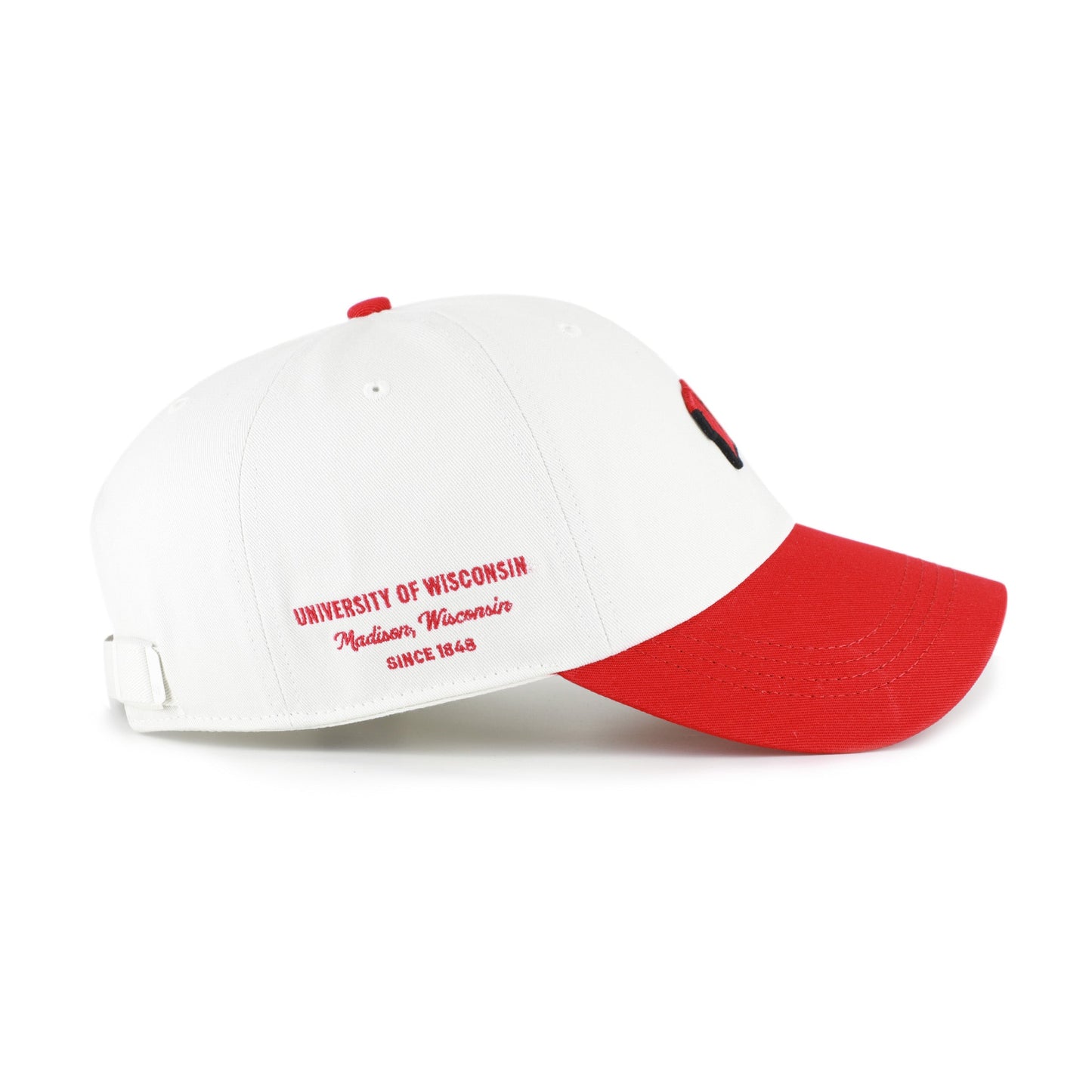 WISCONSIN BADGERS CONTEMPORARY BASICS TWO TONE '47 CLEAN UP