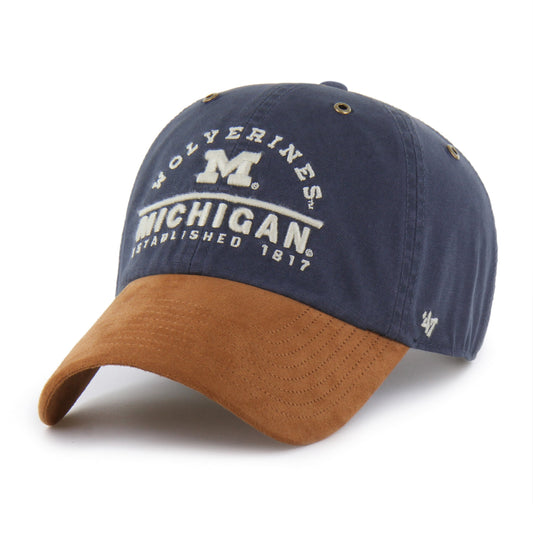 MICHIGAN WOLVERINES WINDHAM SUEDE '47 CLEAN UP