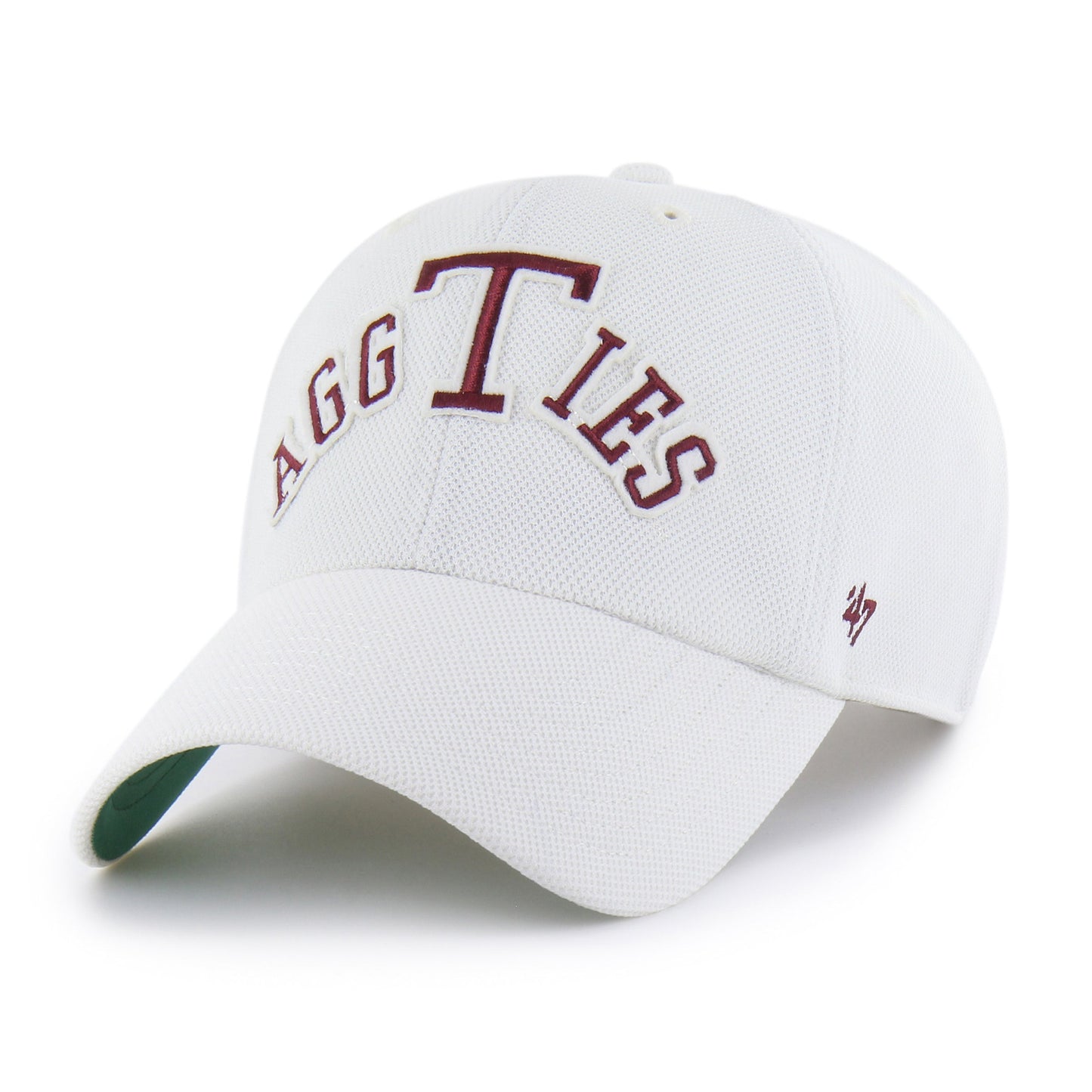 TEXAS A&M AGGIES VINTAGE GRANDSTAND PIQUE SCRIPT '47 CLEAN UP