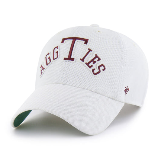 TEXAS A&M AGGIES VINTAGE GRANDSTAND PIQUE SCRIPT '47 CLEAN UP